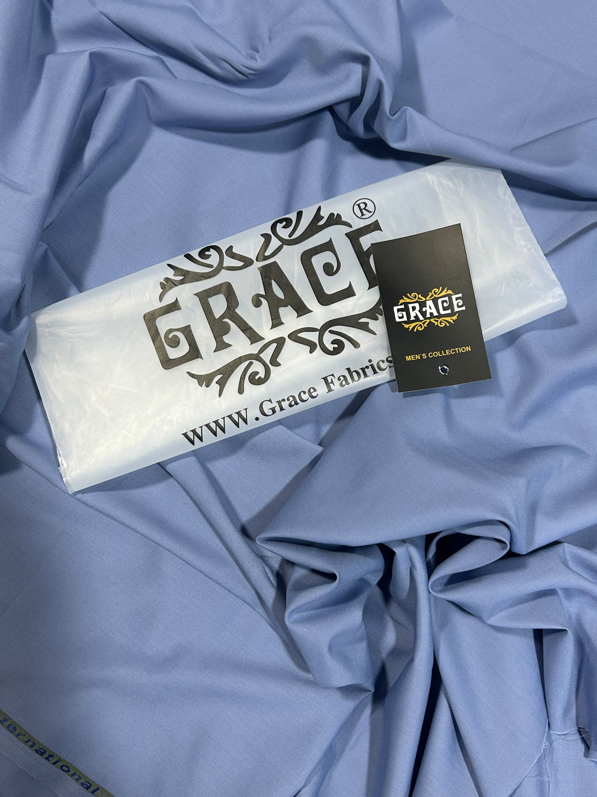 Grace Light Blue Gent's Wash Wear Suit