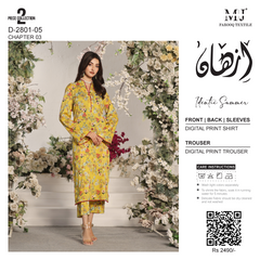 IZHAN IDENTIC SEPARATES LAWN 2P BY MOOSAJEE