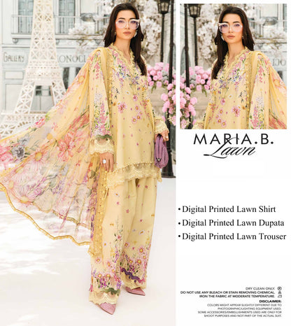 Maria.B Lawn Unstitched 3 Pieces in Wholesale Price 🔥🧡