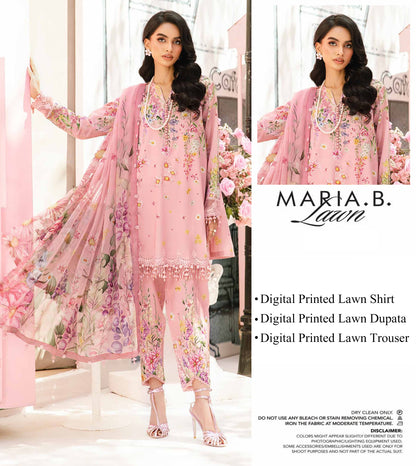 Maria.B Lawn Unstitched 3 Pieces in Wholesale Price 🔥🧡