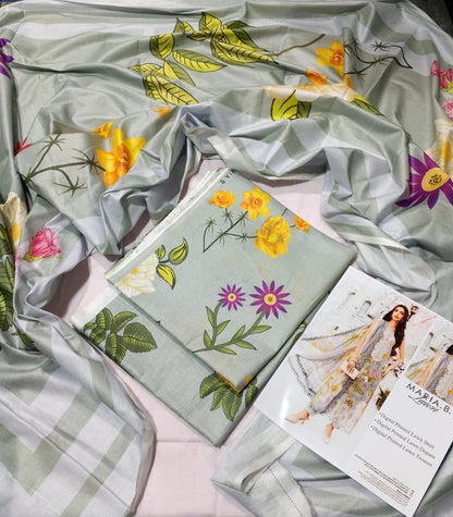Maria.B Lawn Unstitched 3 Pieces in Wholesale Price 🔥🧡