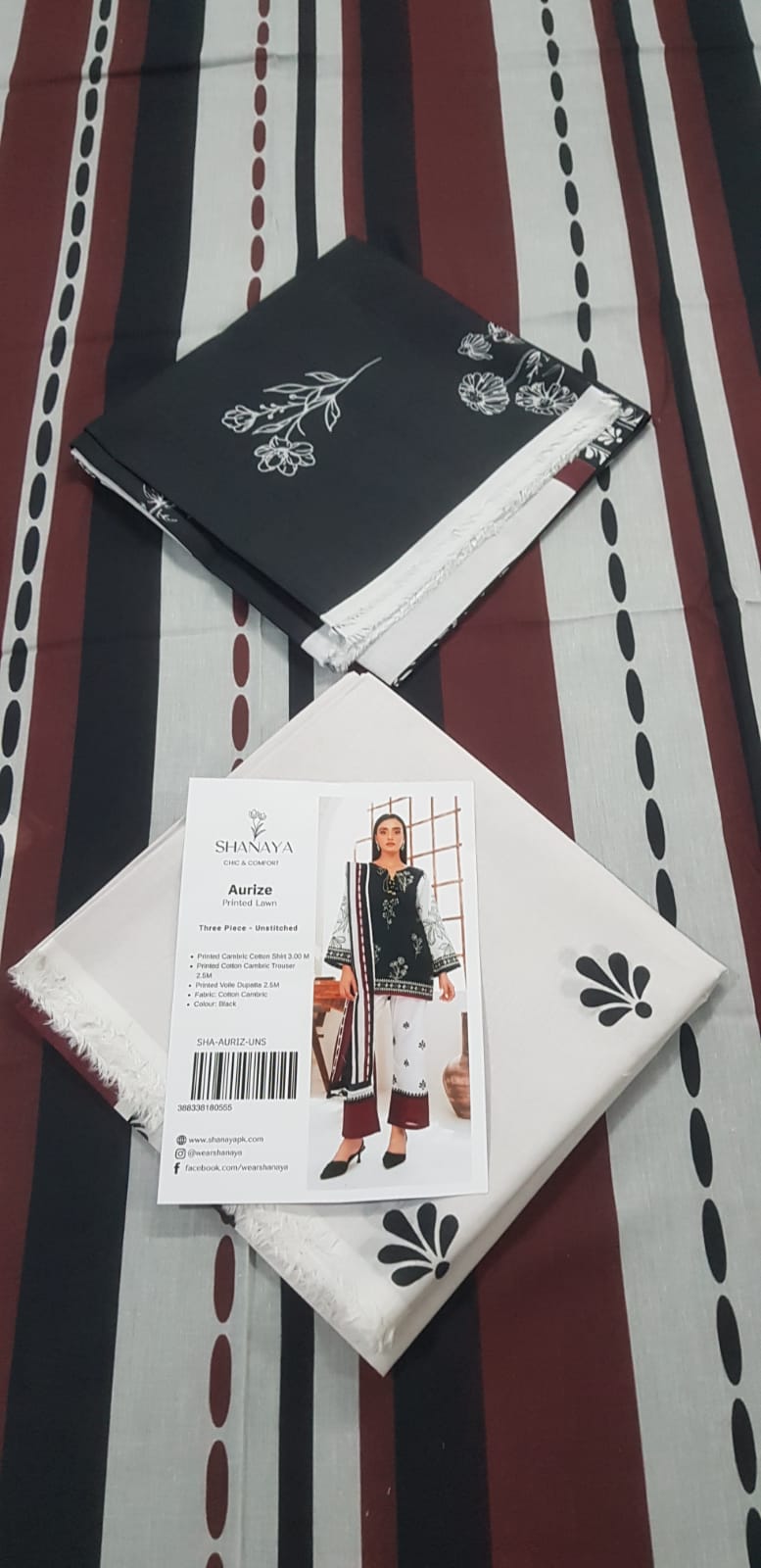 Shanaya 3 PC Unstitched Printed Lawn