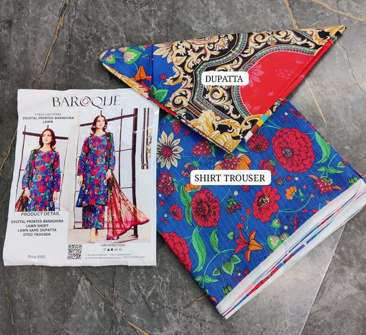 Baroque Banadora – 3PC Luxury Cotton