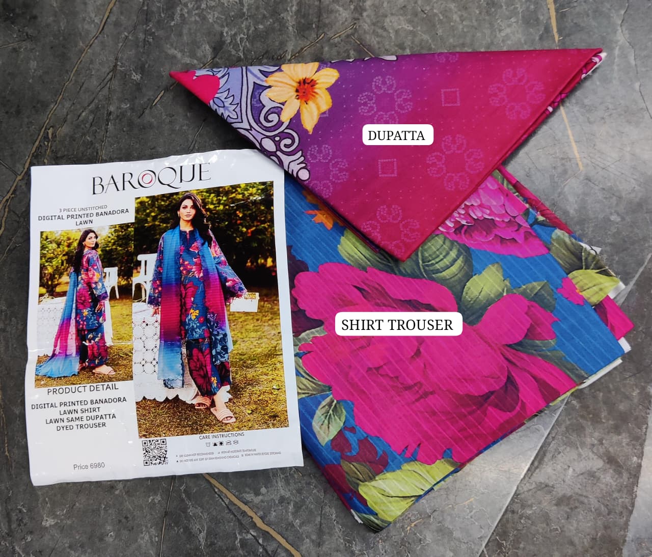 Baroque Banadora – 3PC Luxury Cotton