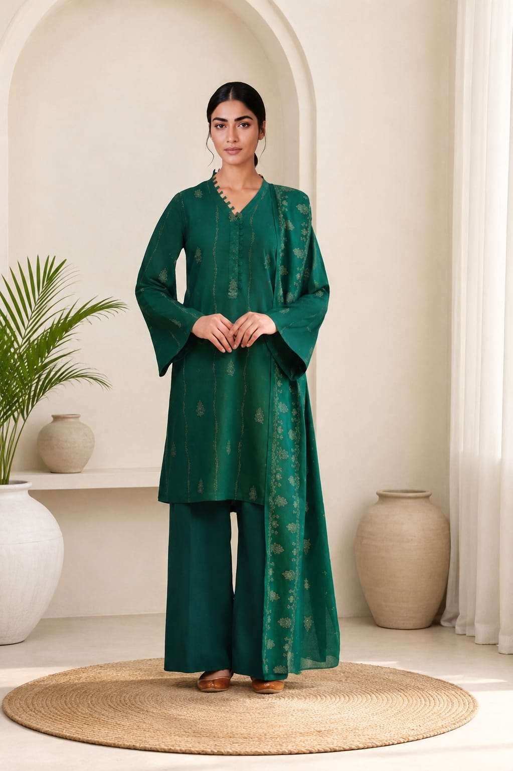 kayseria Summer 3PC's - DARK GREEN