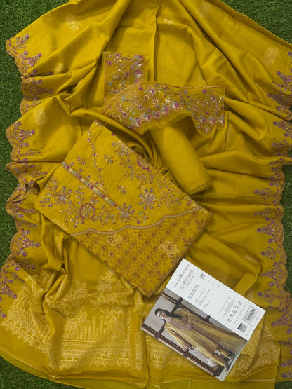 Bonanza Satrangi Golden Harvest Jacquard 3Pcs