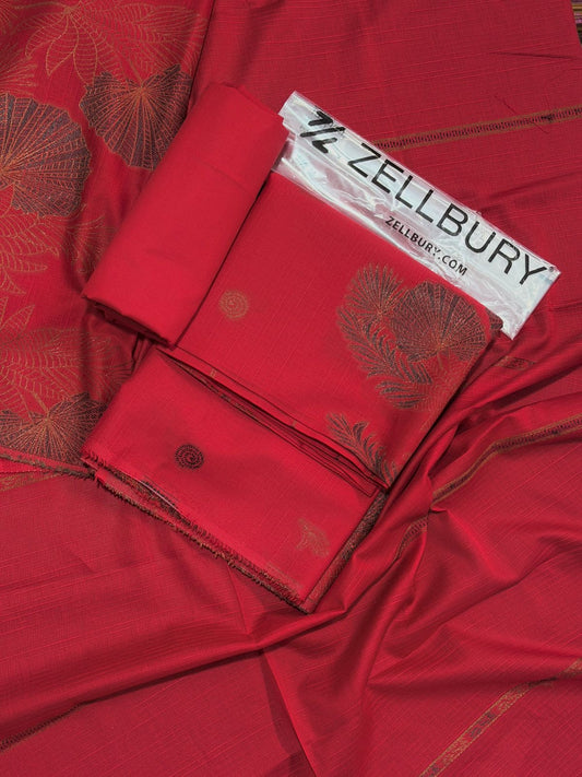 ✨ Zellbury Unstitched Jacquard 3-Piece Collection ✨ VOl-II