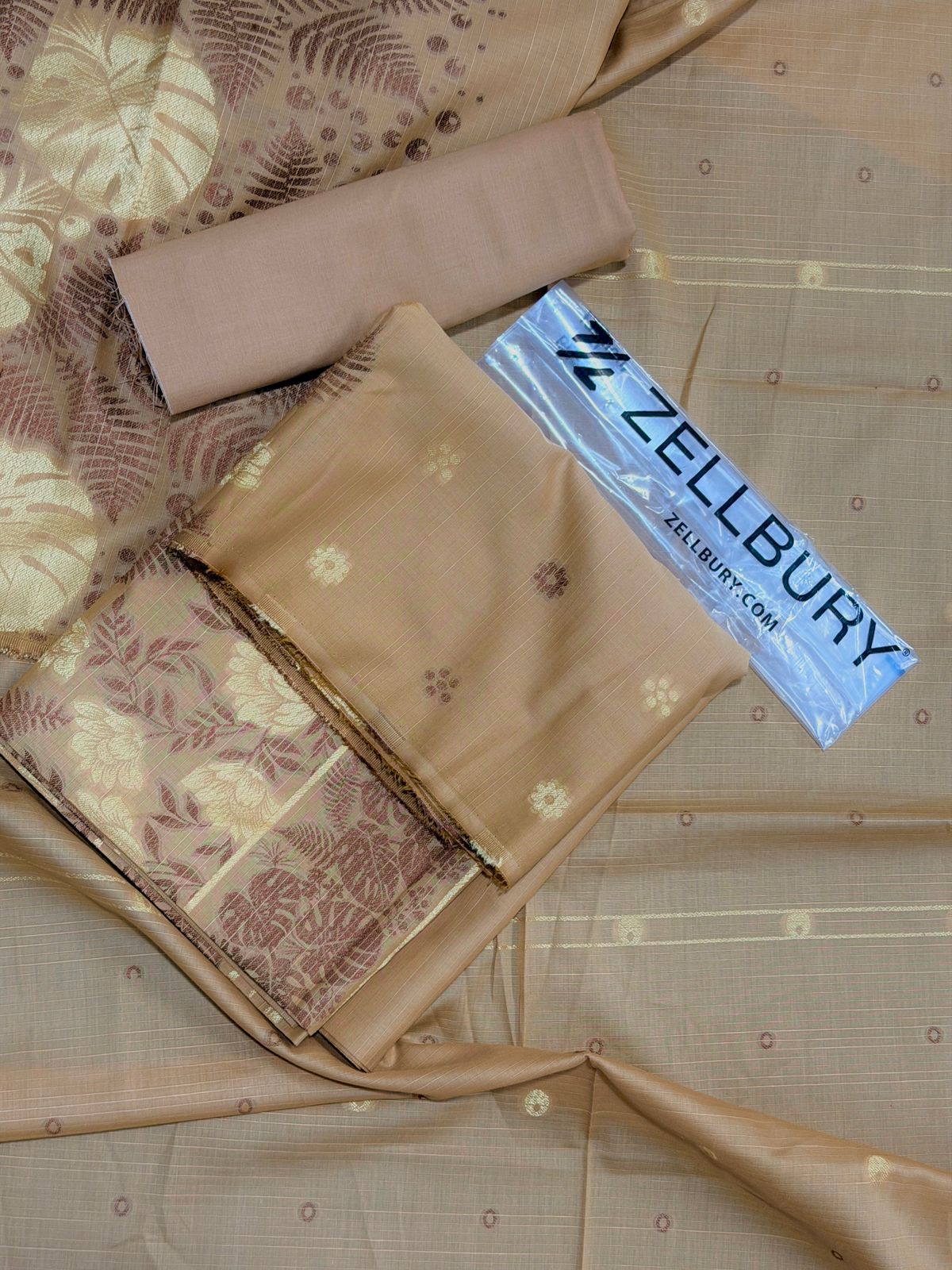 ✨ Zellbury Unstitched Jacquard 3-Piece Collection ✨ VOl-II