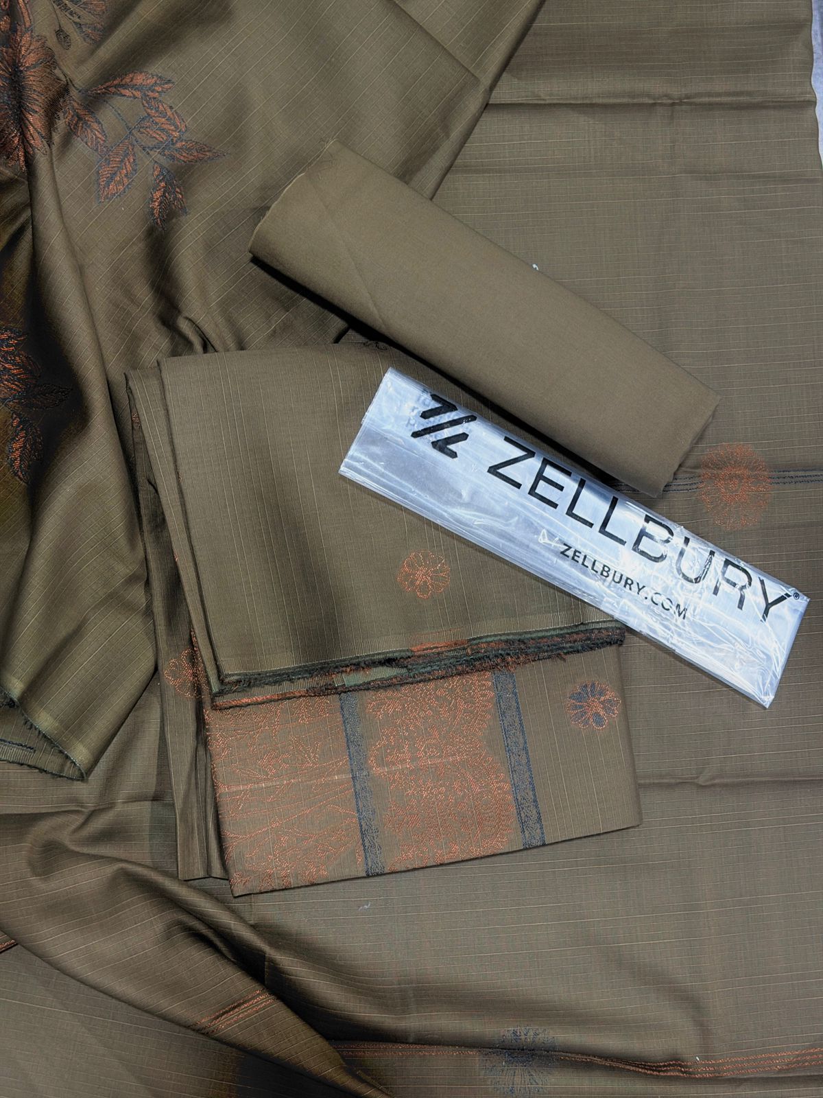 ✨ Zellbury Unstitched Jacquard 3-Piece Collection ✨ VOl-II