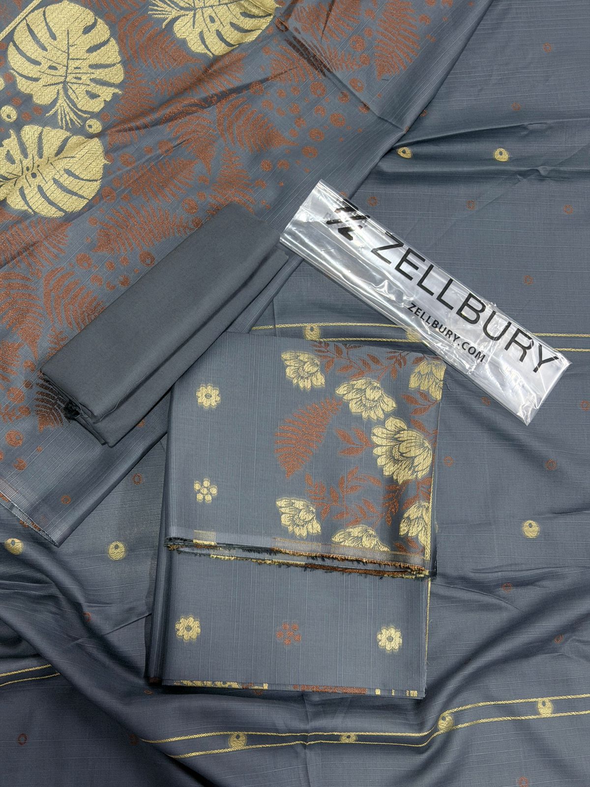 ✨ Zellbury Unstitched Jacquard 3-Piece Collection ✨ VOl-II