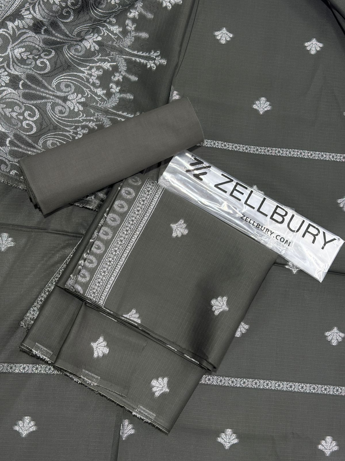 ✨ Zellbury Unstitched Jacquard 3-Piece Collection ✨ VOl-II