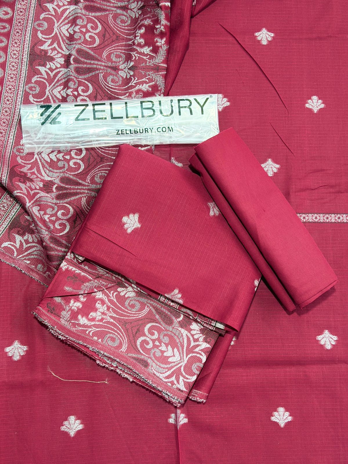 ✨ Zellbury Unstitched Jacquard 3-Piece Collection ✨ VOl-II