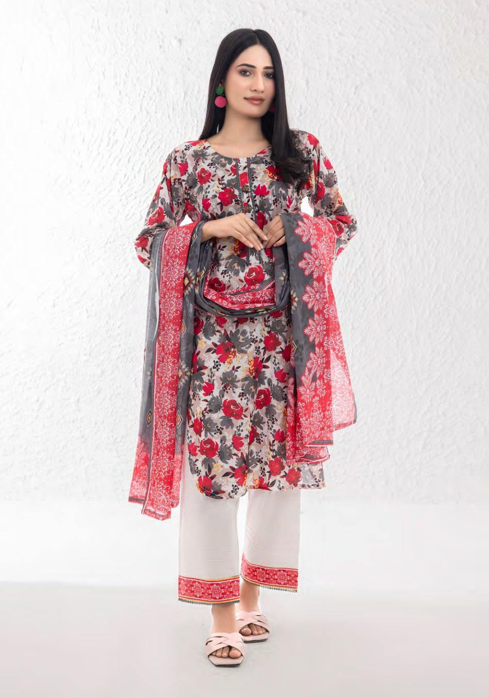 Alkaram Digital Printed Unstitched 3p