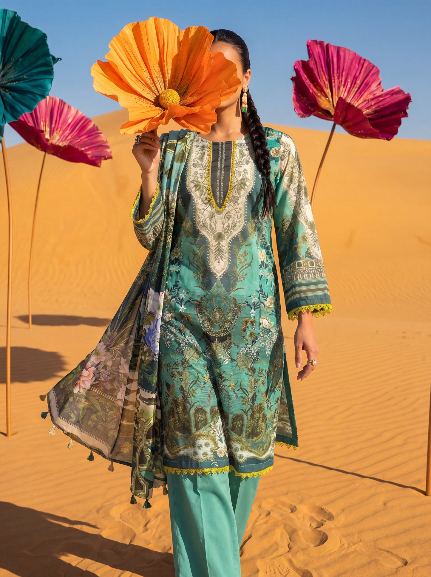 Almeerah ARZA – PRINTED 2PC Premium Lawn Collection