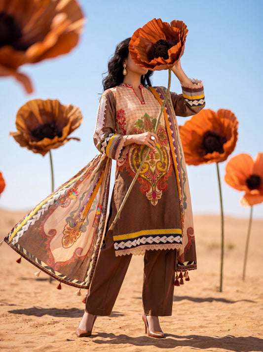 Almeerah ARZA – PRINTED 2PC Premium Lawn Collection