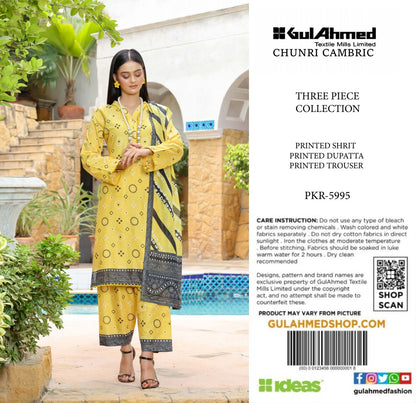 Gulahmed Chunri Lawn 3P