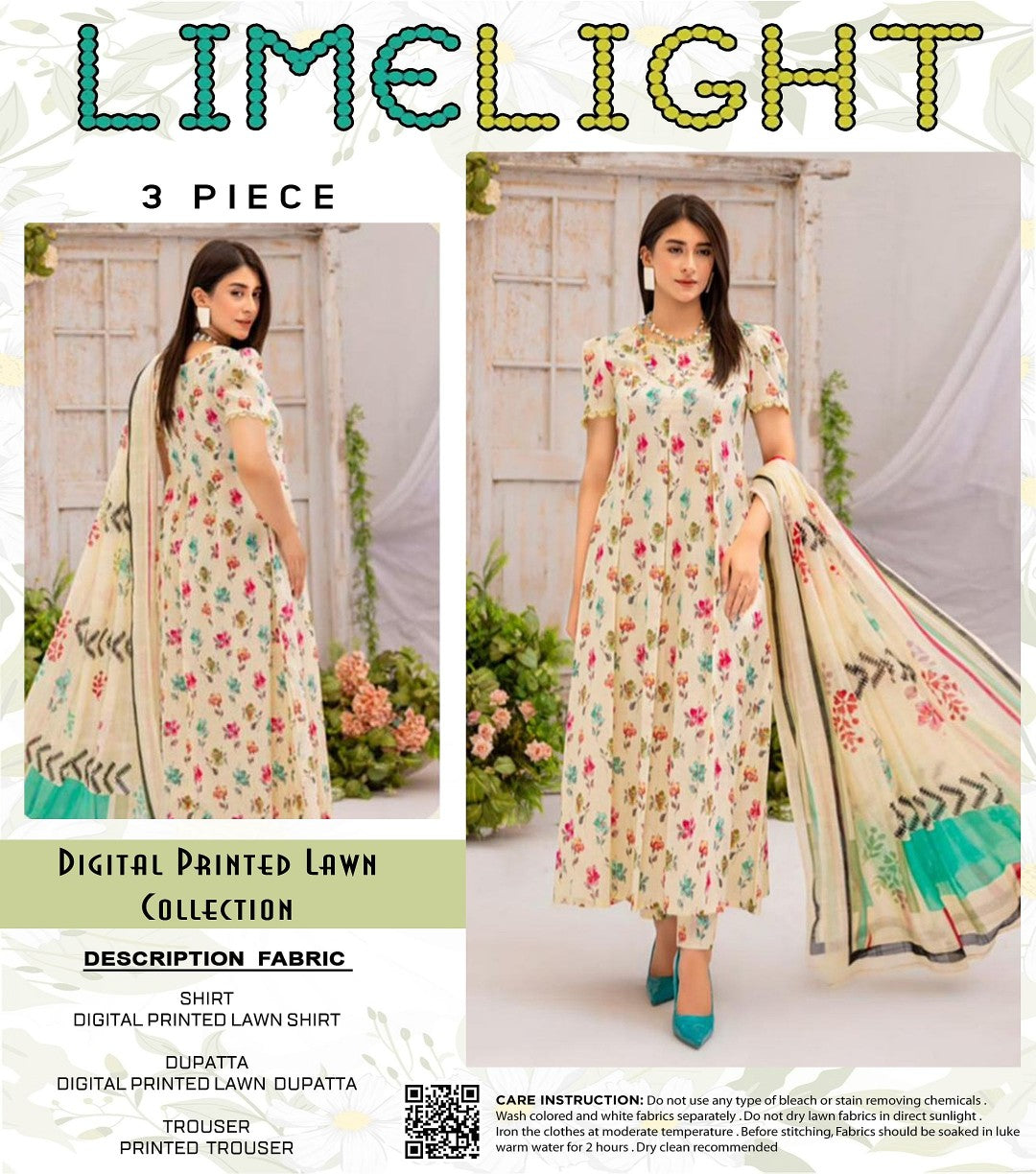 Limelight Digital Printed 3P