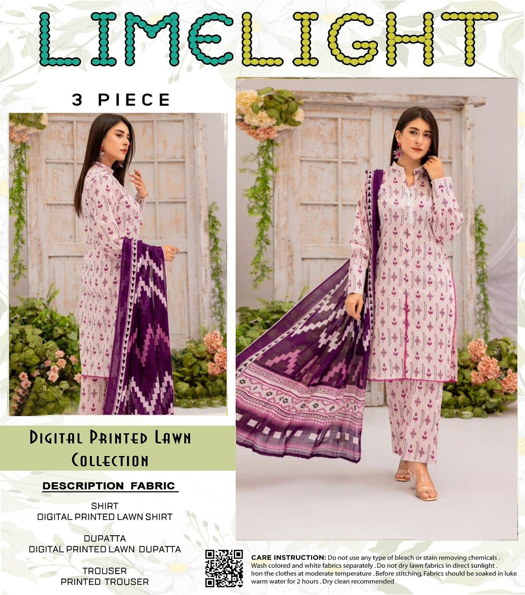Limelight Digital Printed 3P