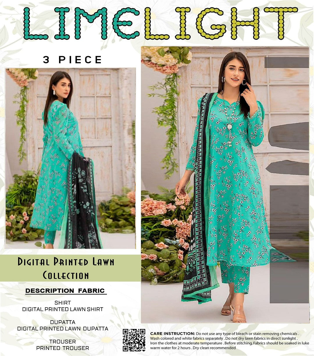 Limelight Digital Printed 3P