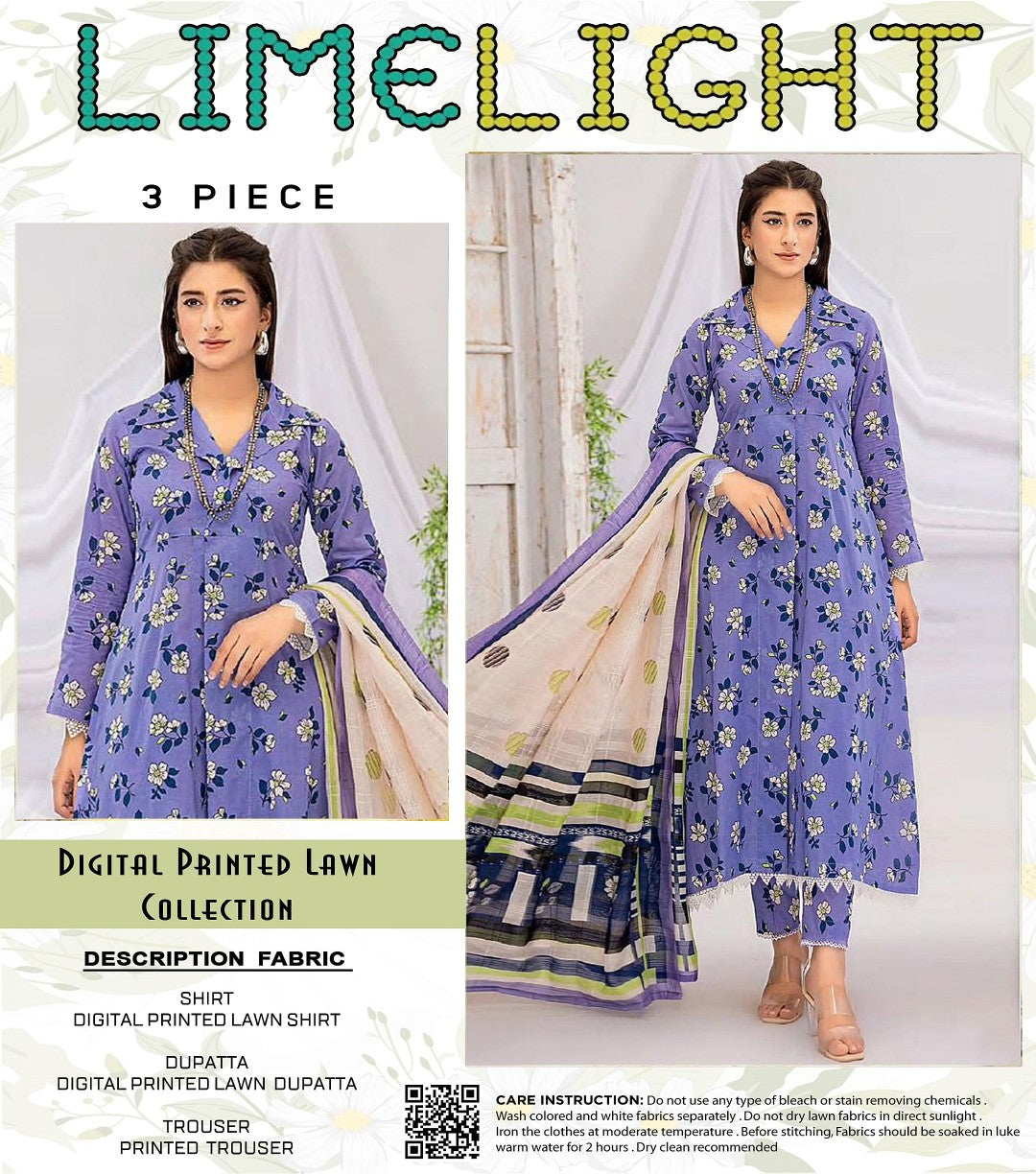 Limelight Digital Printed 3P