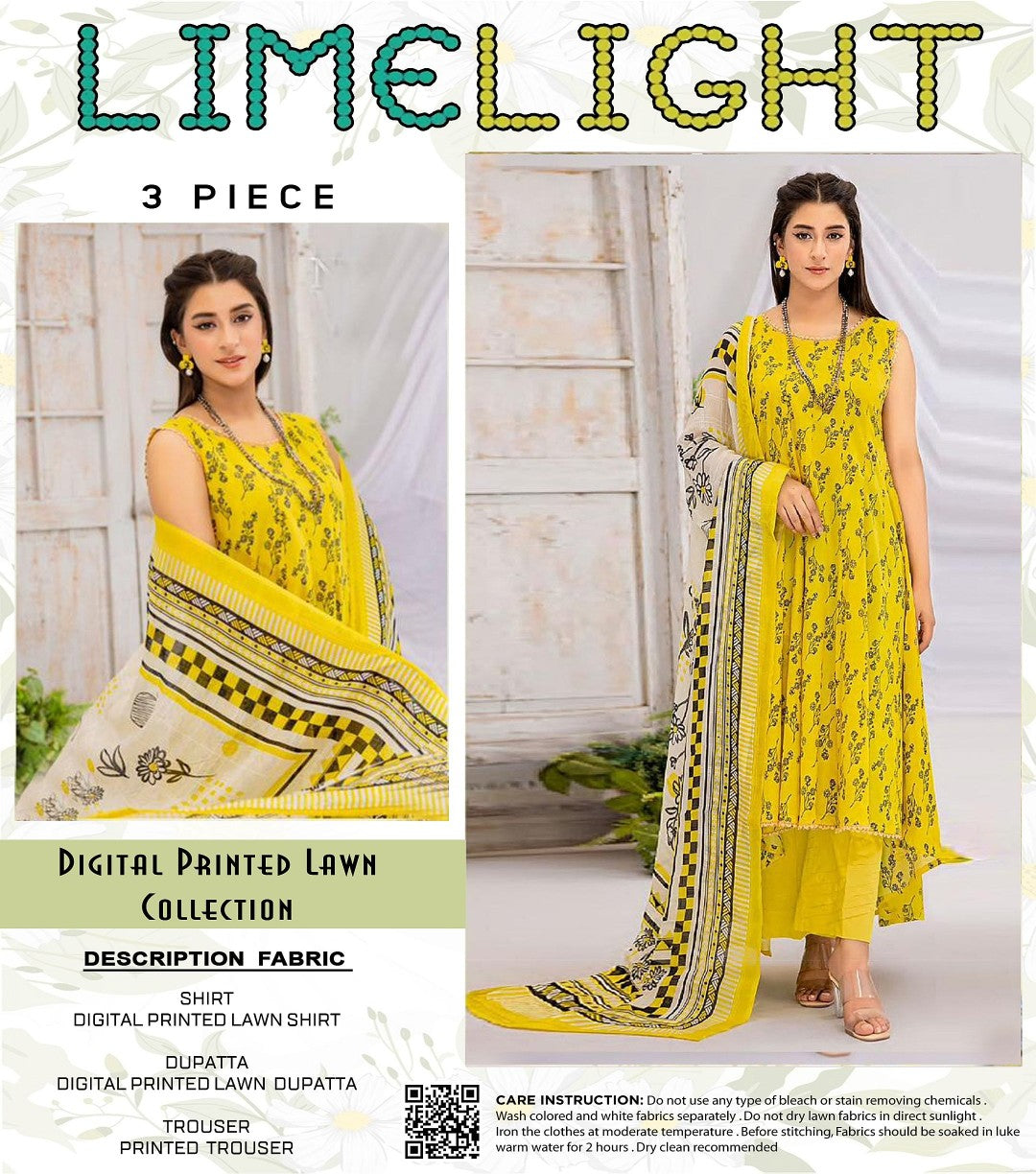 Limelight Digital Printed 3P