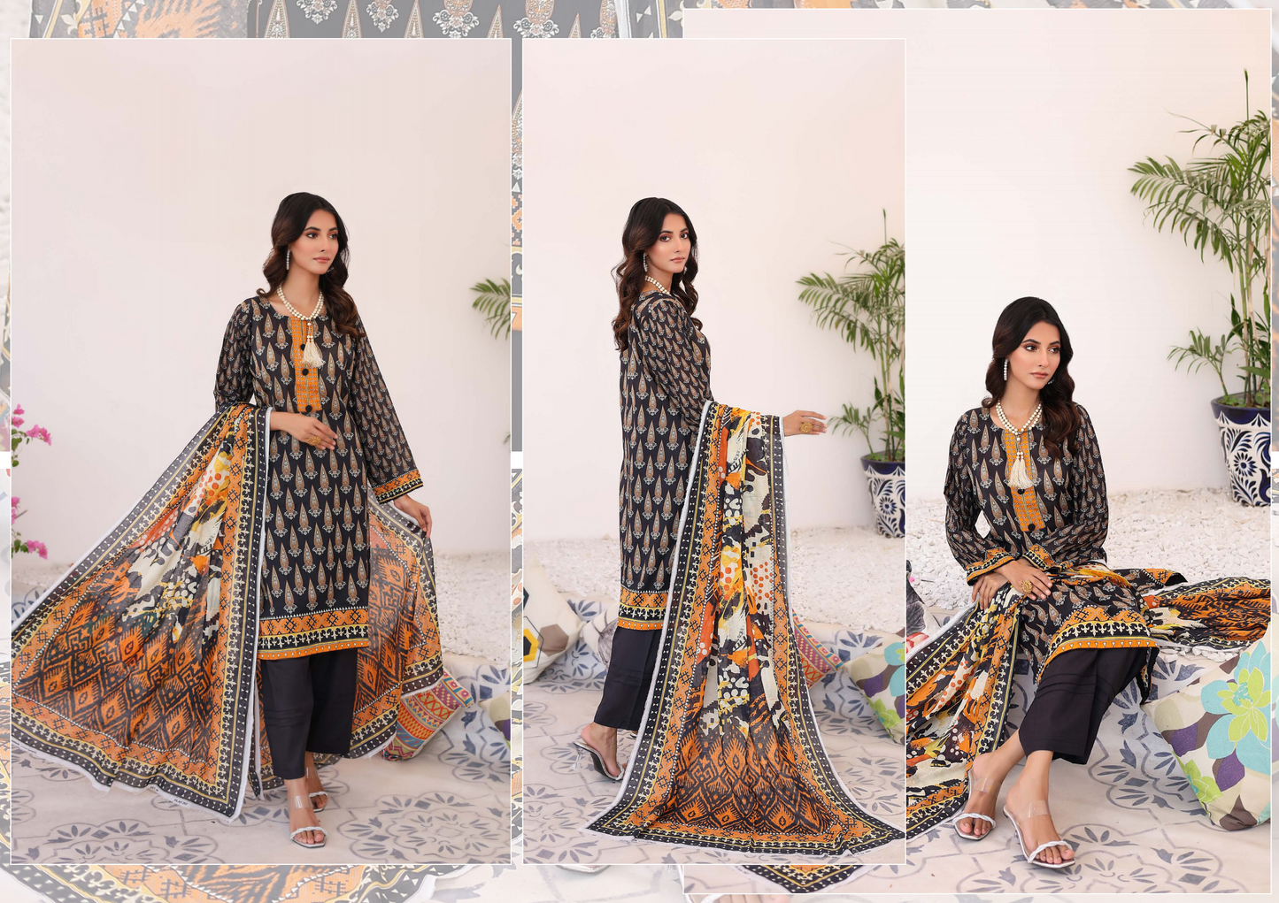 Mirha By Leeds Textile 3P | D-08