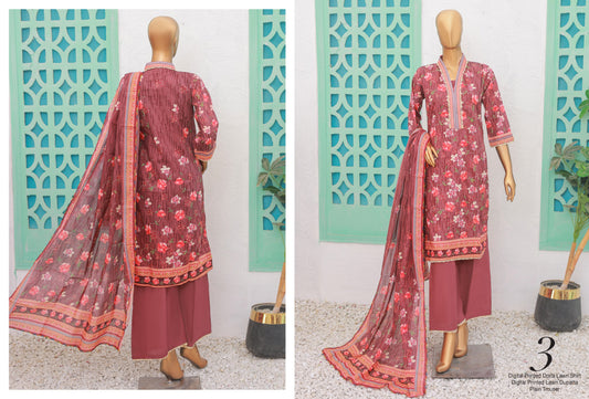 RANI DORIA D-03 PRINTED LAWN 3P by MTF
