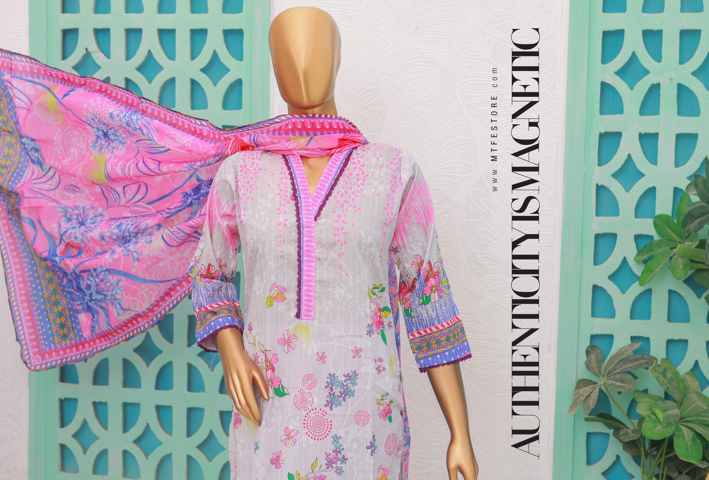 RANI DORIA PRINTED LAWN 3P by MTF