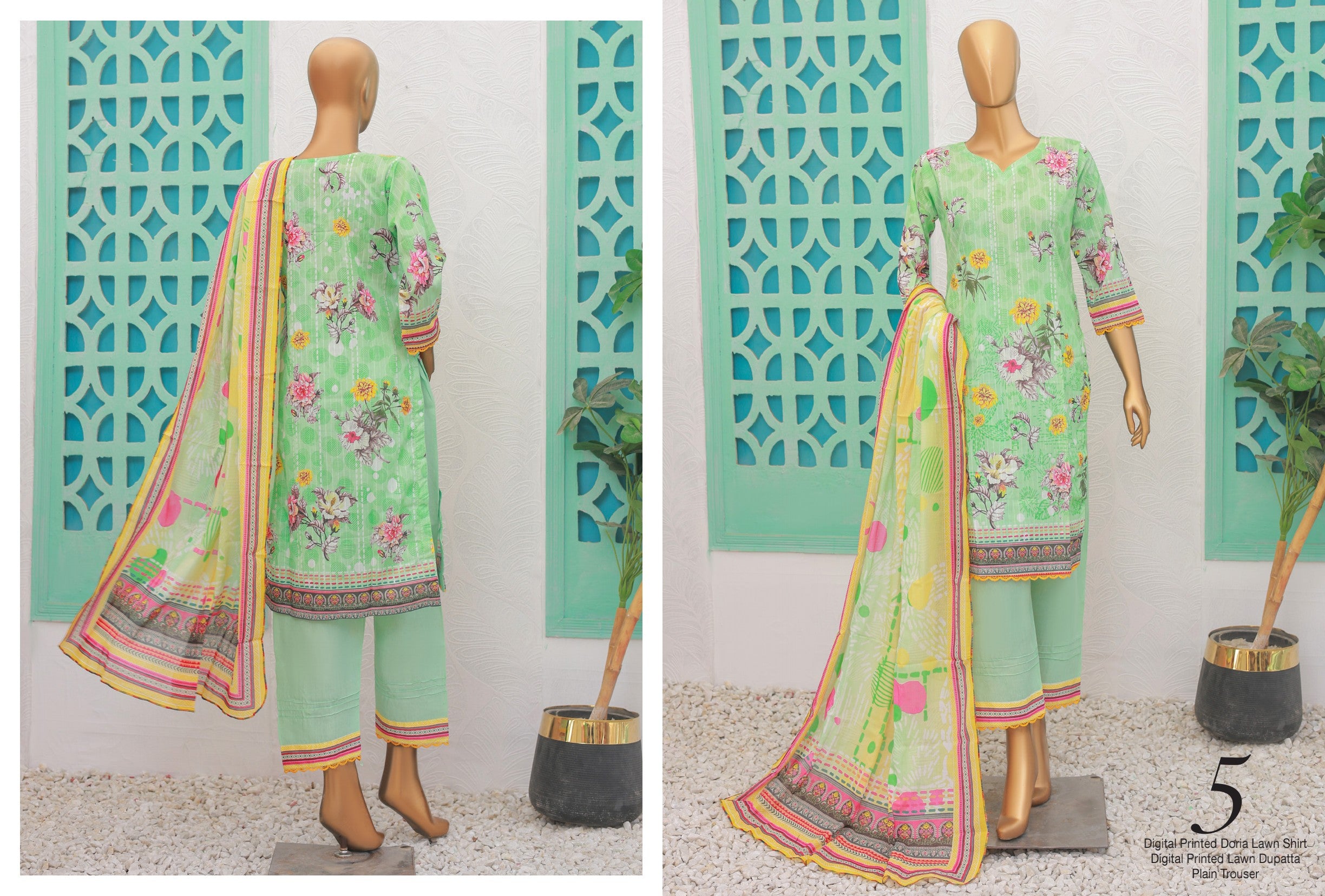 RANI DORIA PRINTED LAWN 3P by MTF