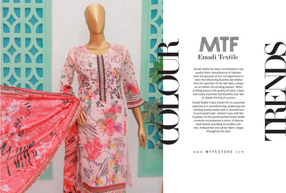 RANI DORIA PRINTED LAWN 3P by MTF