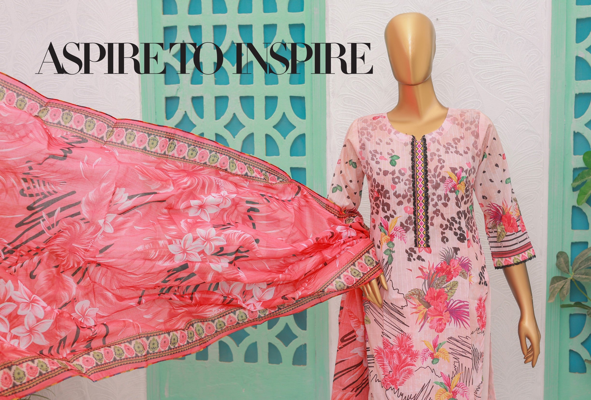 RANI DORIA PRINTED LAWN 3P by MTF