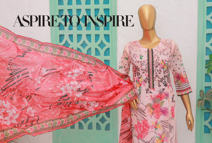 RANI DORIA PRINTED LAWN 3P by MTF
