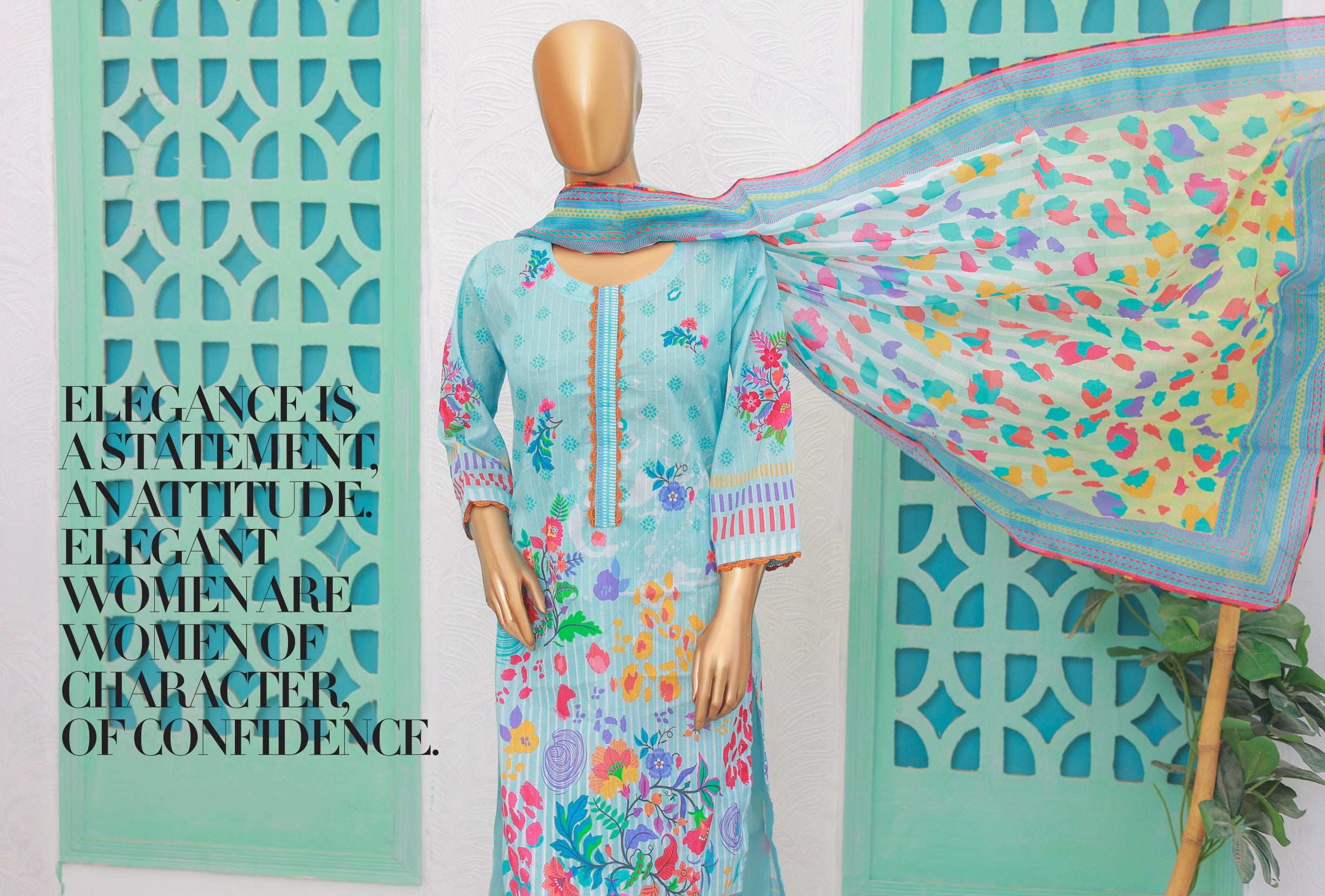 RANI DORIA PRINTED LAWN 3P by MTF