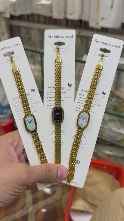 Stainless Steel Watch Bracelet ✨️🍀♥️