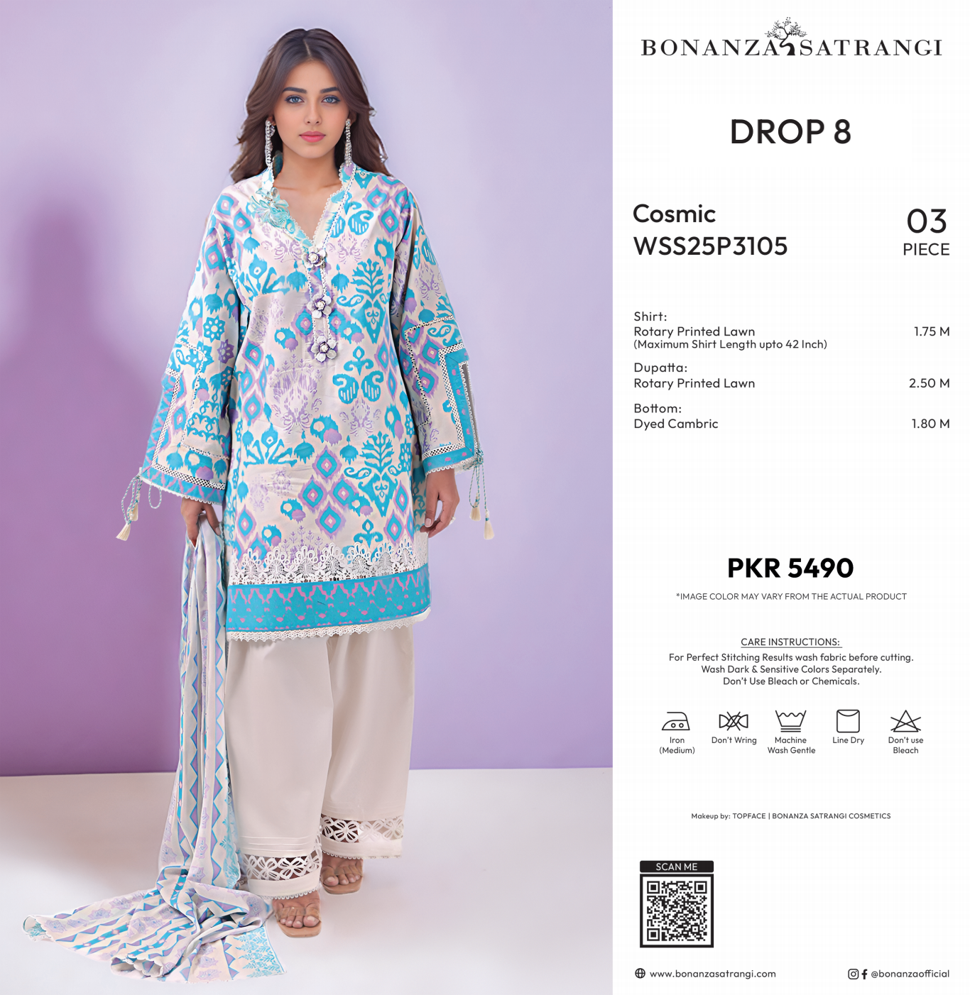 Bonanza Satrangi 100% Original in Wholesale Prices 🤫❤️ Pure Unstitched 3PCs 🔥🤝🥳