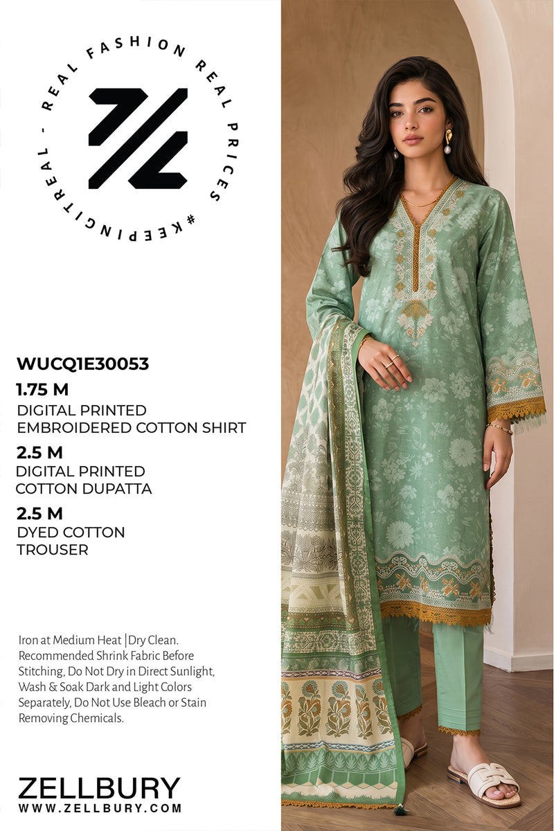 Zellbury (D.C:- WUCQ1E30053) 3Pcs Emb