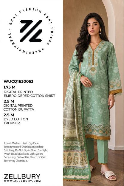 Zellbury (D.C:- WUCQ1E30053) 3Pcs Emb
