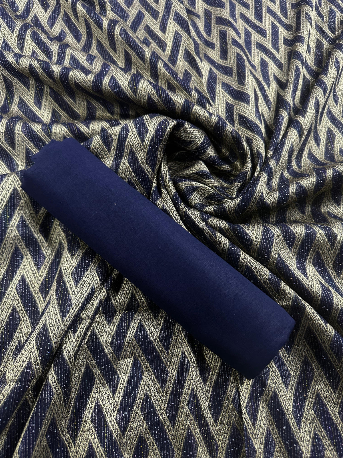 Sana Safinaz Blue Jacquard 2 Pcs