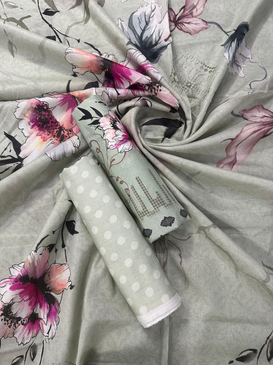 Five Star Classic D-19 – 3PCS Unstitched Lawn Collection