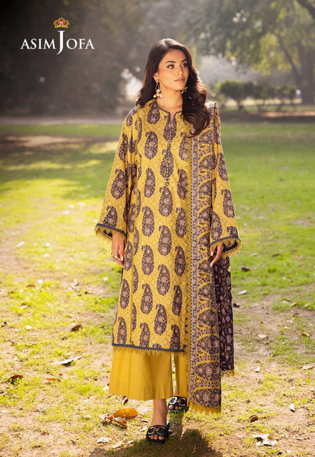 Asim Jofa (AJUBJ-33) 3Pcs Lawn Collection