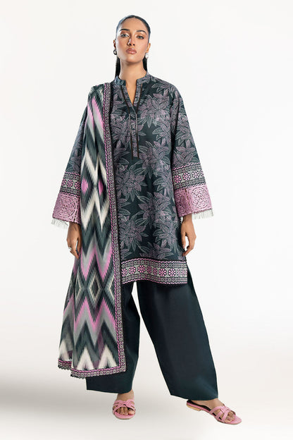 Gul Ahmed IUSTKSD-4114 Emb Lawn 3PCS