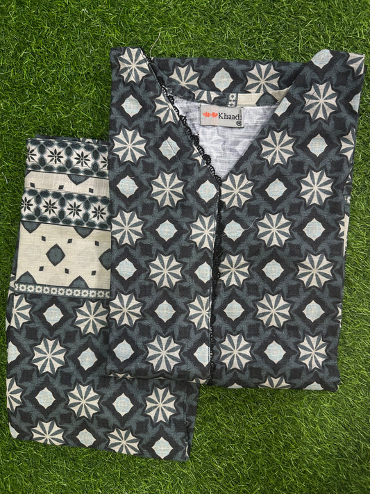 Khaadi Gery Stitch 2Pcs