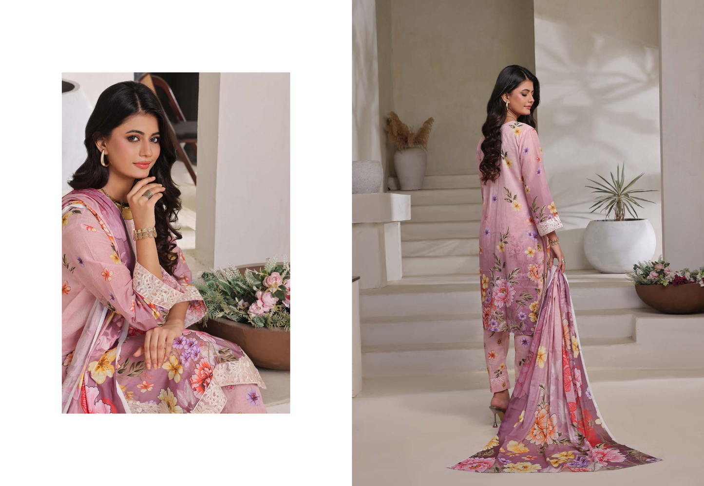MOOSAJEE EMBROIDERY PATCH ORIGINAL CUTWORK LAWN 3PIECE 👌🔥