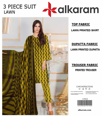 Alkaram Unstitched Lawn 3 Pieces in Wholesale Price 🔥❤️