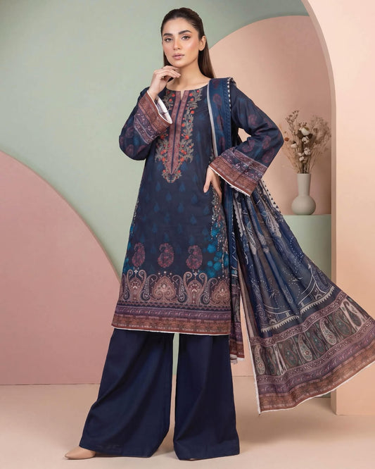 Salitex Eshal (D.C:-SSW8U3P439) 3Pcs Unstitched Printed Lawn Collection