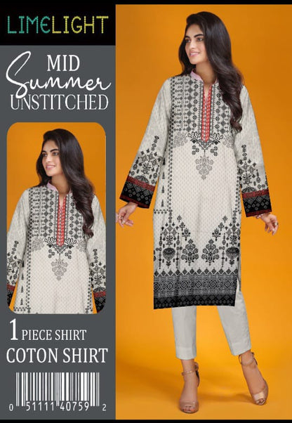 SHIRT PIECE KURTI LAWN COTTON
