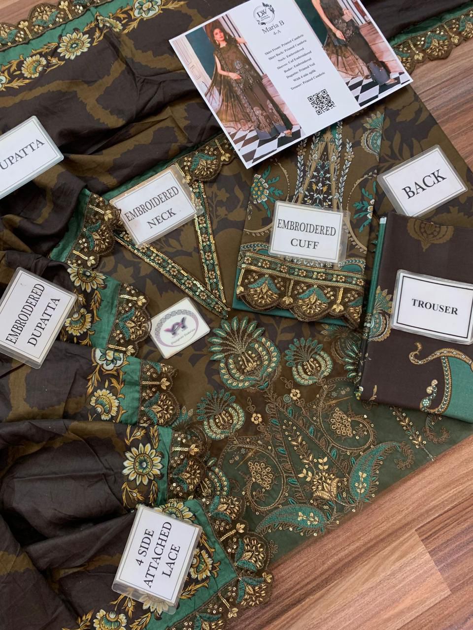 Maria B Elegant 3PC Unstitched Lawn Suit Collection