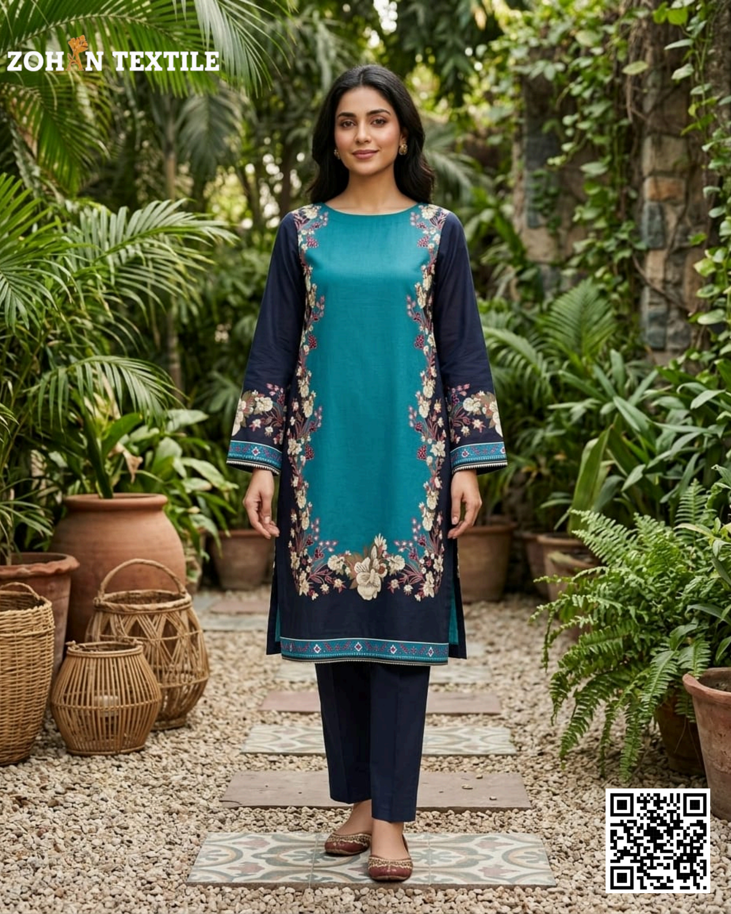 Zohan Textile Design No: 10(S+T) Printed Collection