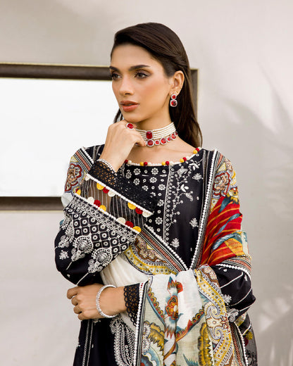 🌸✨ Zellbury Signature Unstitched Fancy Chikankari Luxury 3 Pieces ✨🌸