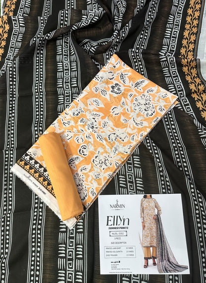 NARMIN Ellyn 100% Original Unstitched Lawn ❤️  by NARKINS